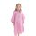 Dziecięce poncho kąpielowe Homelevel, 6-9 lat, różowy, bawełna organiczna, 54980.42