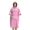 Dziecięce poncho kąpielowe Homelevel, 10-13 lat, różowy, bawełna organiczna, 54980.43