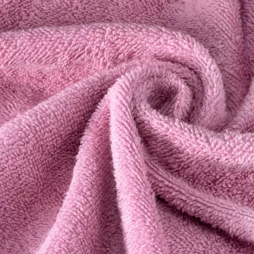 Dziecięce poncho kąpielowe Homelevel, 10-13 lat, różowy, bawełna organiczna, 54980.43
