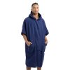 Ponczo Unisex Homelevel, L-XL, Niebieski, Bawełna organiczna, 54881.17.20