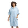 Ponczo Unisex Homelevel, S-M, niebieski, bawełna organiczna, 54881.23.19