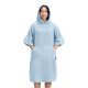 Dziecięce poncho kąpielowe Homelevel, 10-13 lat, Niebieski, Bawełna organiczna, 54880.23.43