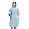 Dziecięce poncho kąpielowe Homelevel, 10-13 lat, Niebieski, Bawełna organiczna, 54880.23.43
