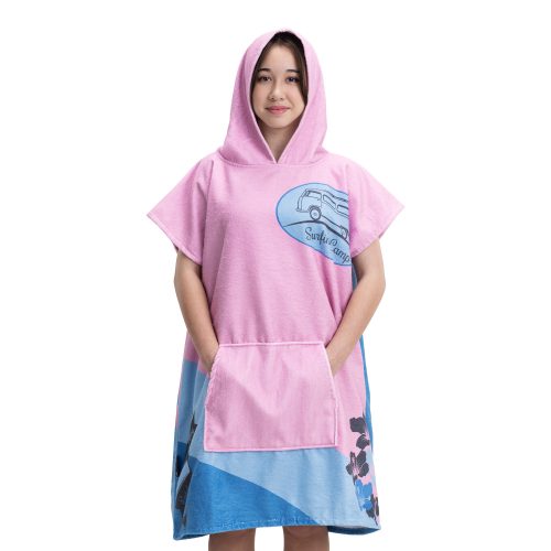 Dziecięce poncho kąpielowe Homelevel, 8-13 lat, Wielokolorowy, Bawełna organiczna, 54934.33