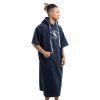 Homelevel Unisex Surf Poncho, L-XL, Niebieski, Bawełna organiczna, 54984.20
