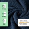 Homelevel Unisex Surf Poncho, L-XL, Niebieski, Bawełna organiczna, 54984.20