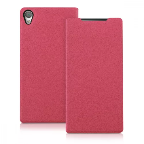 Etui do Sony Xperia Z5 Premium, Skóra ekologiczna, Różowy, 35010.08