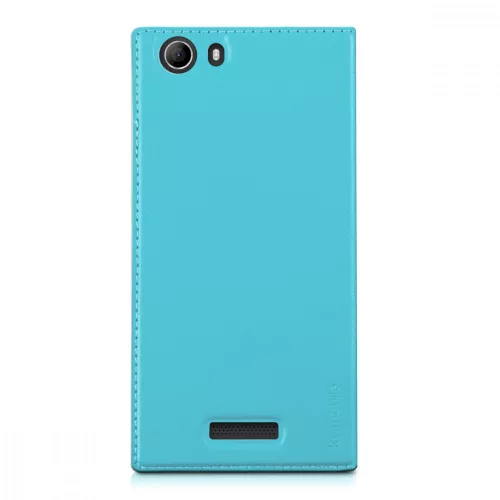 Etui na Wiko Ridge Fab, Skóra ekologiczna, Niebieski, 32189.23