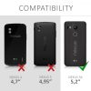 Etui do LG Nexus 5X, Tekstylne, Brązowe, 36394.19