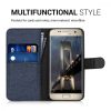Etui do Samsunga Galaxy S7, tekstylne, niebieskie, 37134.17