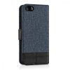 Etui do Apple iPhone 5 / iPhone 5s / iPhone SE, tekstylne, niebieskie, 35222.17