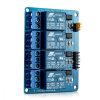 Zestaw 3 modułów przekaźnikowych z 4 kanałami 5V dla Arduino Raspberry Pi, Kwmobile, Multicolor, komponenty elektroniczne, 38814