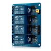 Zestaw 3 modułów przekaźnikowych z 4 kanałami 5V dla Arduino Raspberry Pi, Kwmobile, Multicolor, komponenty elektroniczne, 38814