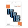 Zestaw 3 2-kanałowych modułów przekaźnikowych dla Arduino Raspberry Pi, Kwmobile, Multicolor, Electronic Components, 38813