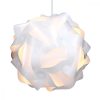 Lampa wisząca z nowoczesnym abażurem IQ Jigsaw 15,7 cali/ 40 cm, Kwmobile, Biały, 38945