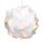 Lampa wisząca z nowoczesnym abażurem IQ Jigsaw 15,7 cali/ 40 cm, Kwmobile, Biały, 38945
