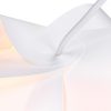 Lampa wisząca z nowoczesnym abażurem IQ Jigsaw 15,7 cali/ 40 cm, Kwmobile, Biały, 38945