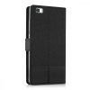 Etui do Huawei P8 Lite, tekstylne, czarne, 35223.73