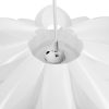 Lampa wisząca 90 cm z nowoczesnym abażurem IQ Jigsaw średnica 50 cm, Kwmobile, Biały, 39219
