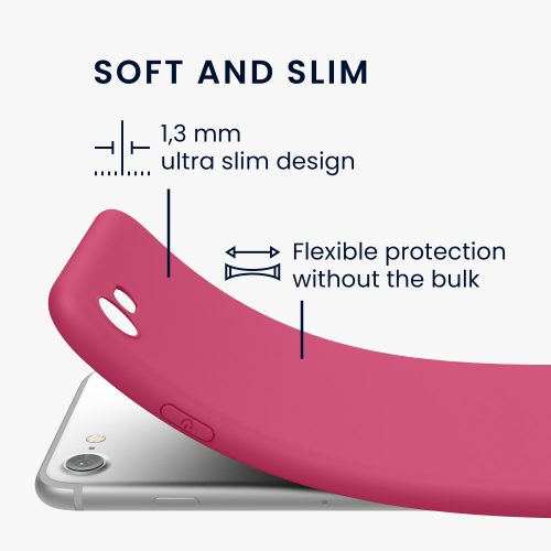 Etui do Apple iPhone 8 / iPhone 7 / iPhone SE 2, Silikon, Różowy, 39458.08