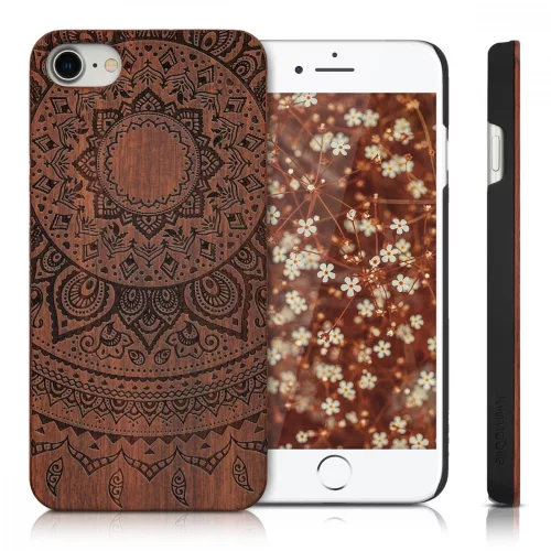 Etui do Apple iPhone 8 / iPhone 7 / iPhone SE 2, Drewno, Brązowy, 39462.03