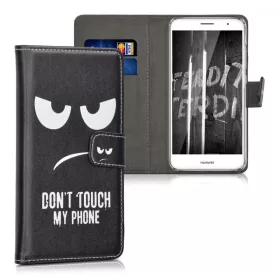   Etui do Huawei Nova Plus, Skóra ekologiczna, Czarny, 39686.01