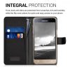 Etui do Samsunga Galaxy J3 (2016), Tekstylne, Czarne, 38157.73