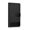 Etui do Samsunga Galaxy J3 (2016), Tekstylne, Czarne, 38157.73
