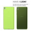 Etui do Sony Xperia E5, Silikon, Zielony, 40243.07