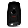 Etui na kluczyk samochodowy do BMW - 3 przyciski - Keyless Go, silikon, czarny, 40218.01