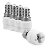 Zestaw 5 adapterów gniazd od E14 do G9, Kwmobile, biały, ceramiczny, 40402