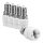 Zestaw 5 adapterów gniazd od E14 do G9, Kwmobile, biały, ceramiczny, 40402