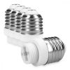 Zestaw 5 adapterów gniazd od E27 do G9, Kwmobile, biały, ceramiczny, 40401
