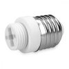Zestaw 5 adapterów gniazd od E27 do G9, Kwmobile, biały, ceramiczny, 40401