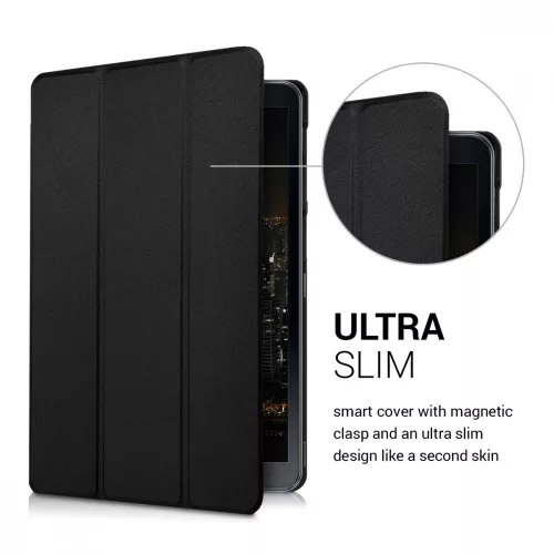 Etui do Samsung Galaxy Tab A 10.1 (S-Pen) (2016), Ekoskóra, Czarny, 40444.01