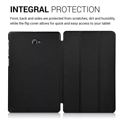 Etui do Samsung Galaxy Tab A 10.1 (S-Pen) (2016), Ekoskóra, Czarny, 40444.01
