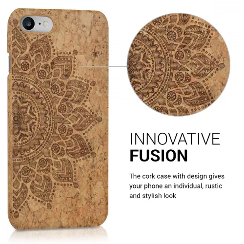Etui do Apple iPhone 8 / iPhone 7 / iPhone SE 2, Korkowe, Brązowe, 40521.02