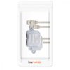 Zestaw 2 rozdzielaczy kabli sieciowych RJ45 T na 2 porty Cat5e RJ45 LAN/ISDN, Kwmobile, Srebrny, Metal, 40678