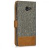 Etui do Samsunga Galaxy A5 (2017), Tekstylne, Szare, 40709.19