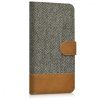 Etui do Samsunga Galaxy A5 (2017), Tekstylne, Szare, 40709.19