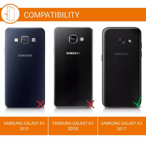 Etui do Samsunga Galaxy A3 (2017), Silikon, Różowy, 40696.81