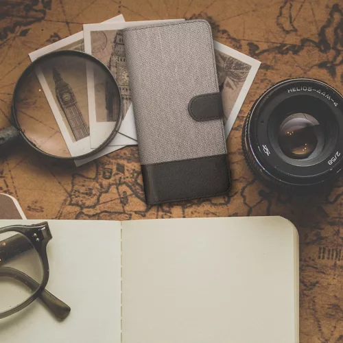 Etui do Samsunga Galaxy S8, tekstylne, szare, 40984.22