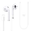 Pasek do słuchawek Apple AirPods 3/AirPods 2/AirPods Pro, Kwmobile, Biały, Silikon, 41313.02