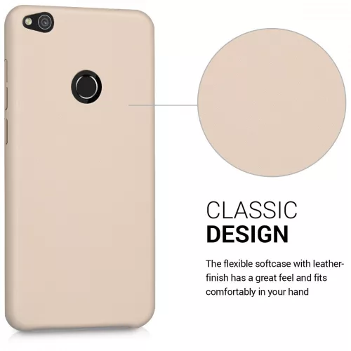 Etui na Huawei P9 Lite (2017), Ekoskóra, Beżowy, 41406.11