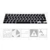 Osłona klawiatury do Apple MacBook Air 13''/MacBook Pro Retina 13''-15'' (do połowy 2016), Kwmobile, Czarny, Silikon, 41431.01