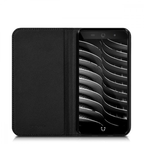 Pokrowiec na Wileyfox Swift 2X, Skóra ekologiczna, Czarny, 41609.01