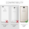 Etui do Blackview P2, tekstylne, szare, 41652.01
