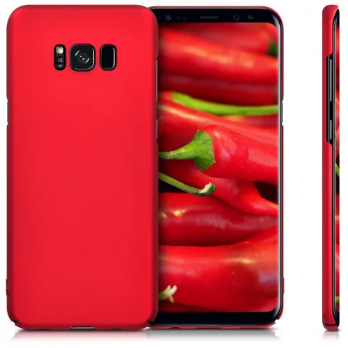 Etui do Samsunga Galaxy S8 Plus, Poliwęglan, Czerwone, 41801.36