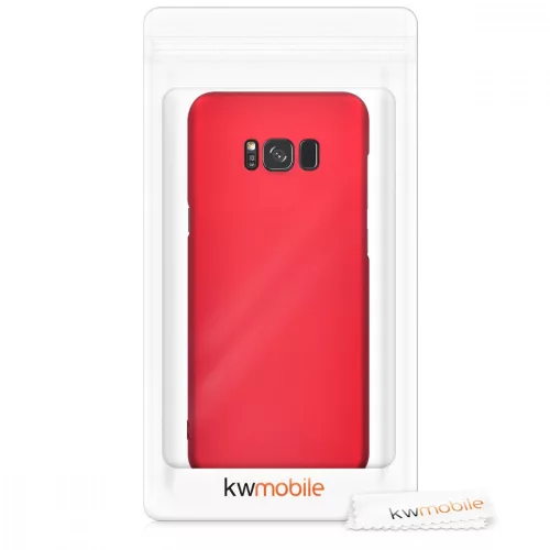 Etui do Samsunga Galaxy S8 Plus, Poliwęglan, Czerwone, 41801.36