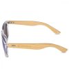 Okulary przeciwsłoneczne Navaris unisex, UV400, bambus, niebieski, 40731.03.04